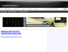 Tablet Screenshot of fise-de-post.contabilitateafirmei.ro