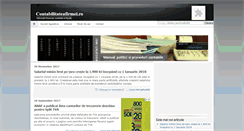 Desktop Screenshot of contabilitateafirmei.ro