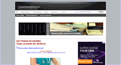 Desktop Screenshot of dictionar-economic.contabilitateafirmei.ro