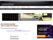 Tablet Screenshot of dictionar-economic.contabilitateafirmei.ro
